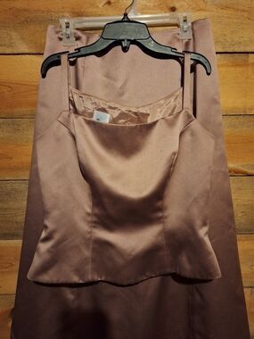 Wtoo Satin Slim-Strap 2pc formal Set